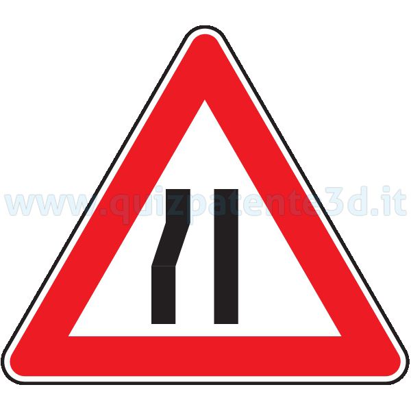 STRETTOIA ASIMMETRICA A SINISTRA