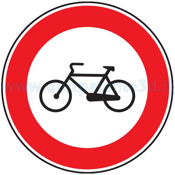 DIVIETO DI TRANSITO ALLE BICICLETTE