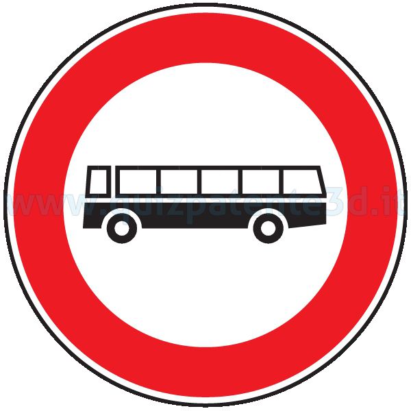 DIVIETO DI TRANSITO AGLI AUTOBUS